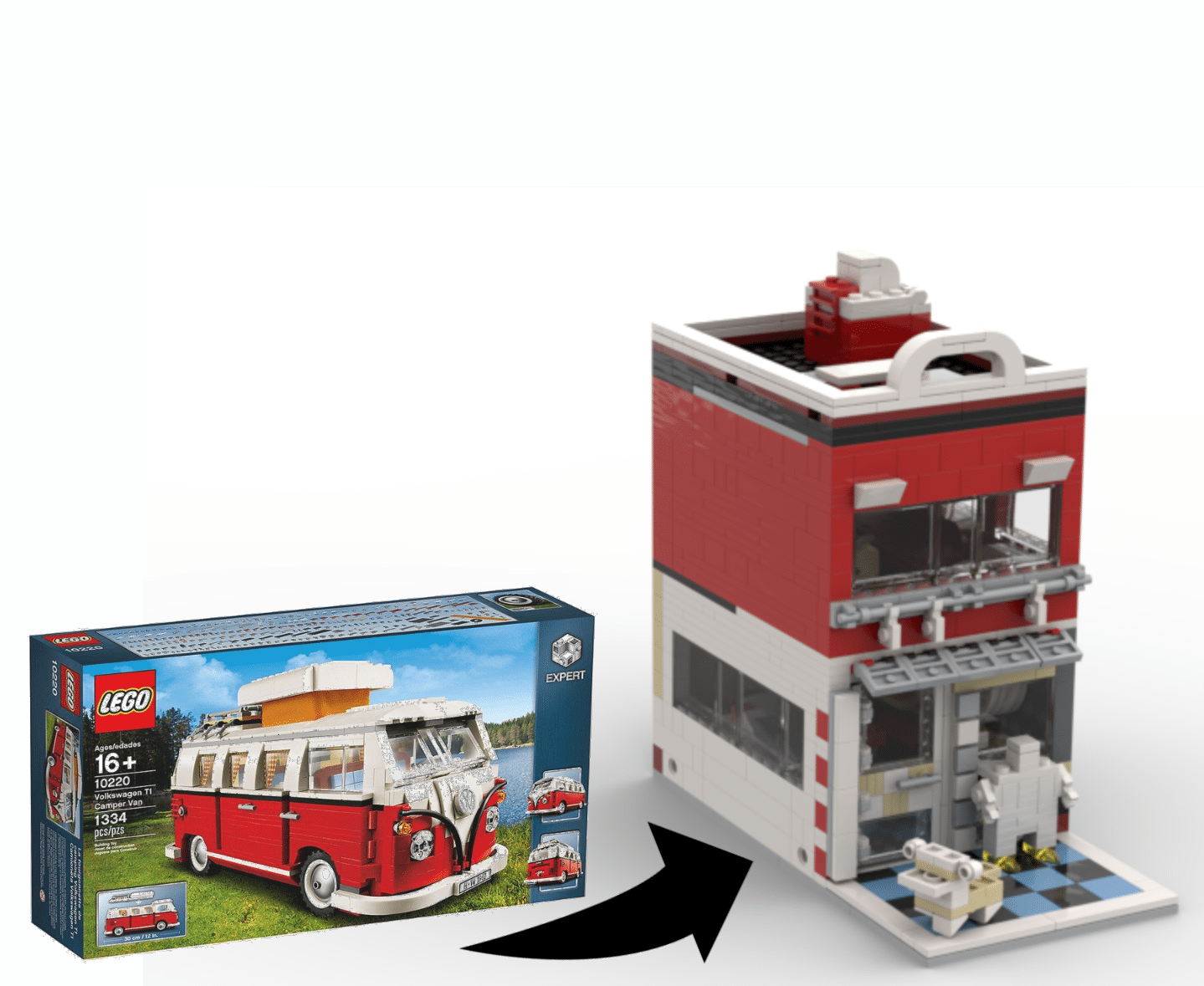 In need of Split Pile of Instructions 10220 (B Model) Modularized VM T1 Camper Van – Lego  Instructions – MocsMarket