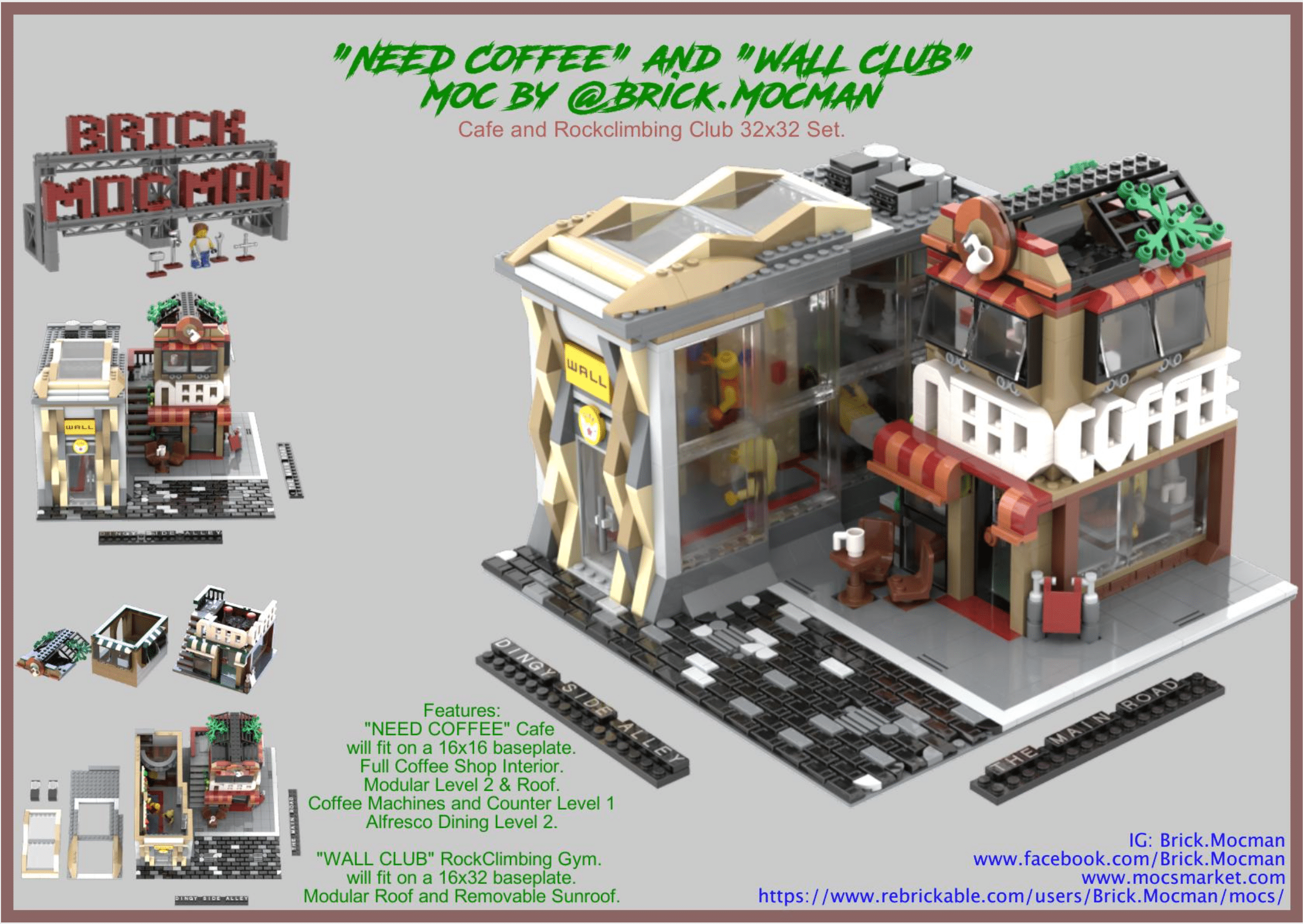 NEED COFFEE and WALL CLUB - 32x32 Cover