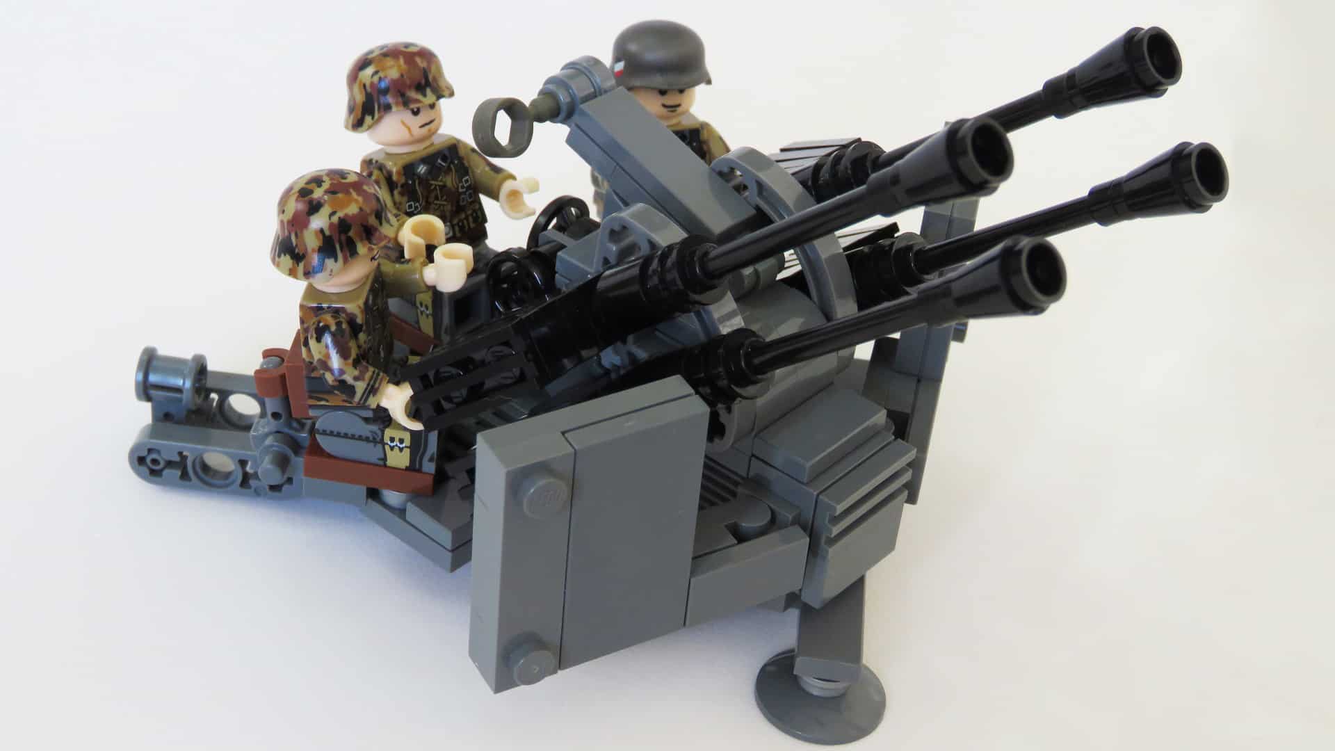 mm Flakvierling 38 Anti Aircraft Gun German Army Ww2 Lego Instructions Lego Instructions Mocsmarket
