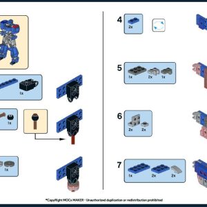 lego instructions mecha