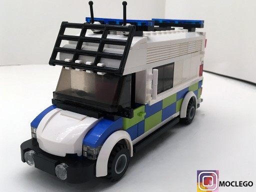 custom lego police car