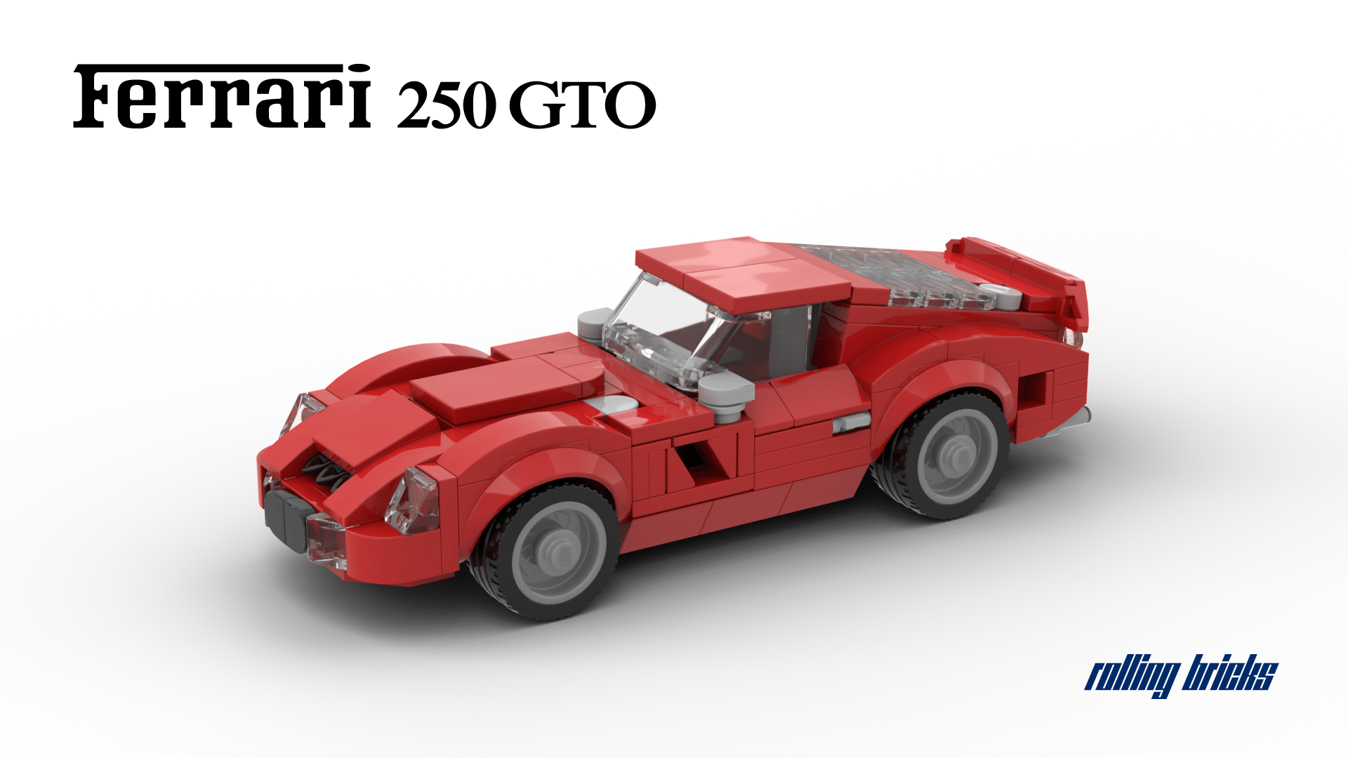 Lego® Custom Instructions Ferrari 250 