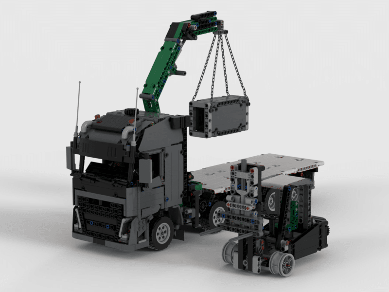Norm Mikroprocessor instruktør Custom Instructions Volvo crane truck - 42078 C model