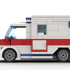 lego custom ambulance