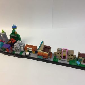 Lego® Custom Instructions The Simpsons Spingfield Skyline Architecture