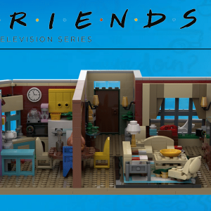 Lego® Custom Instructions Friends ~ The Television Series - Monica's Apartment