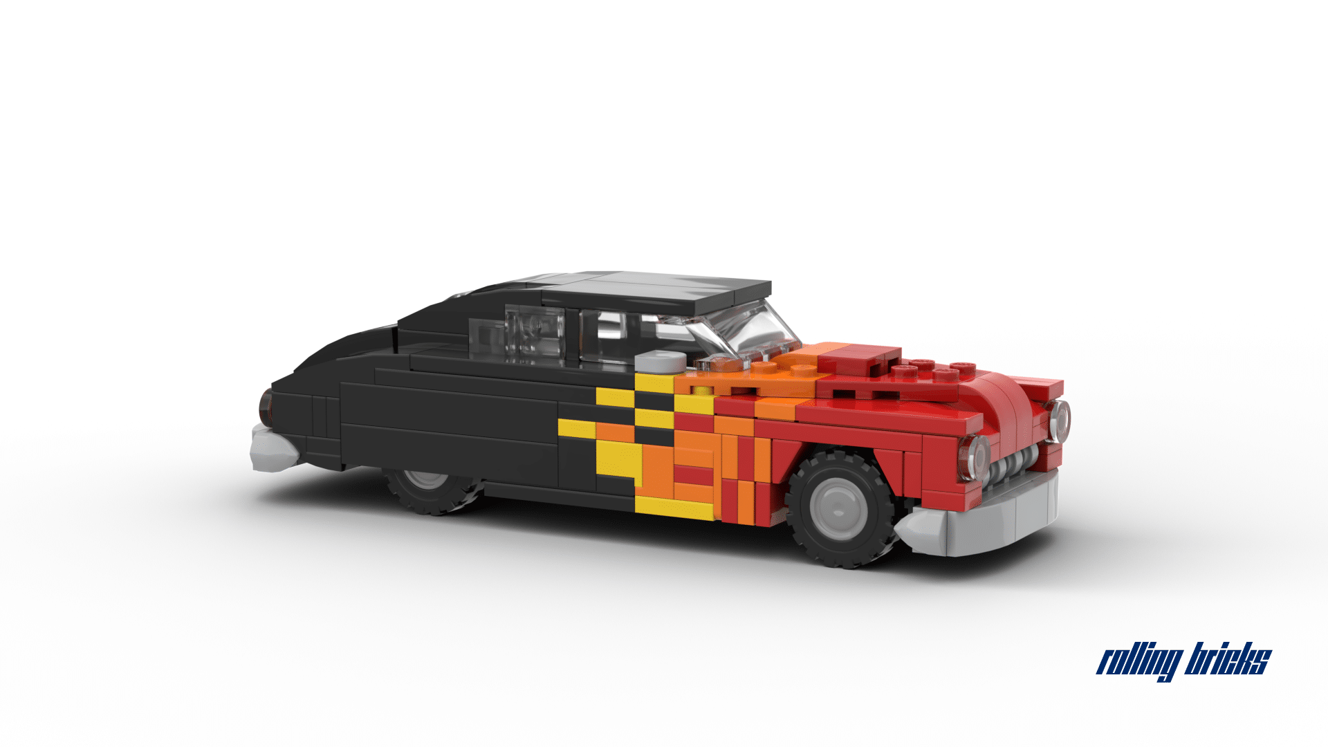 custom lego police car