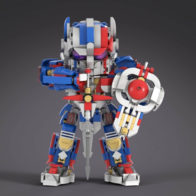 custom lego optimus prime