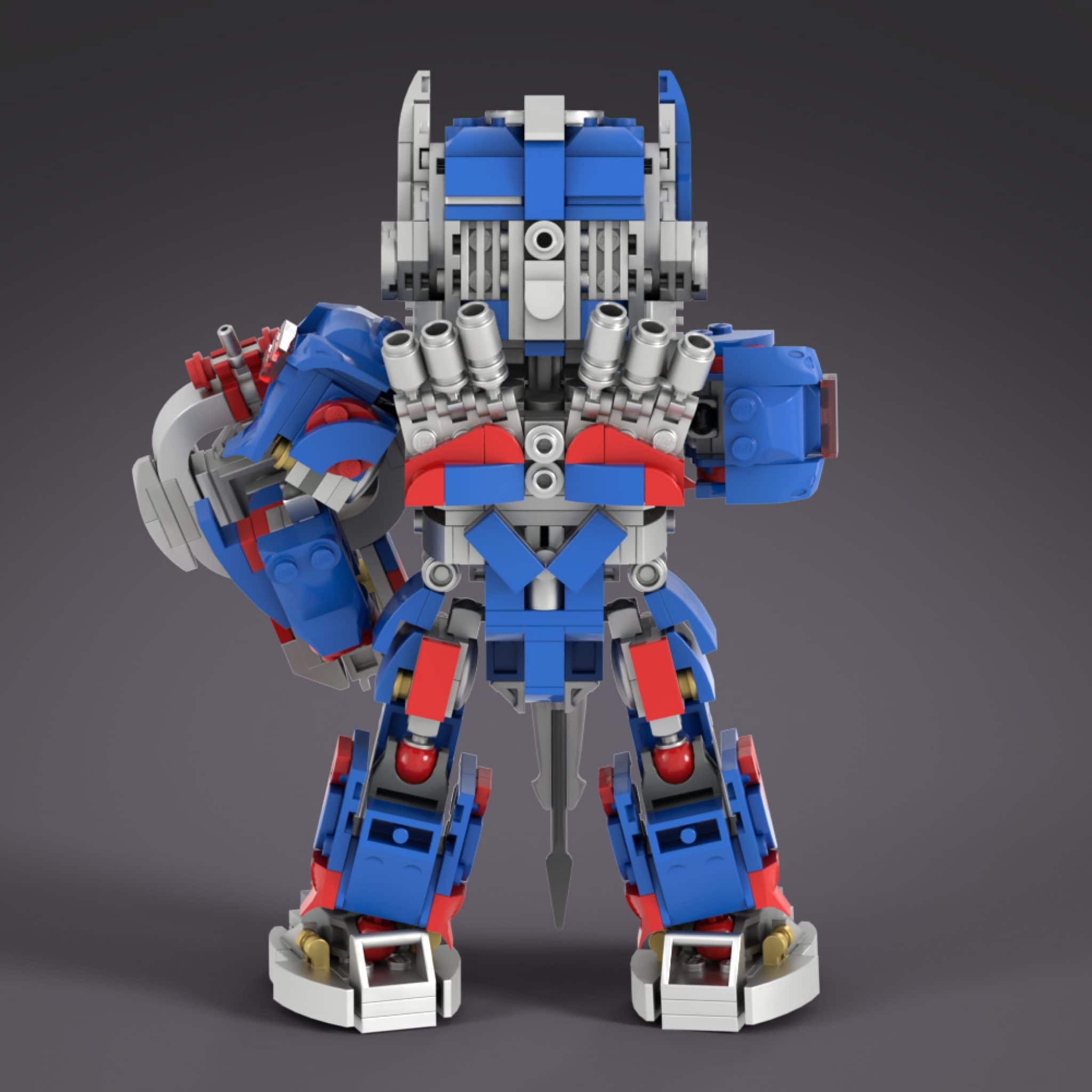 custom lego optimus prime