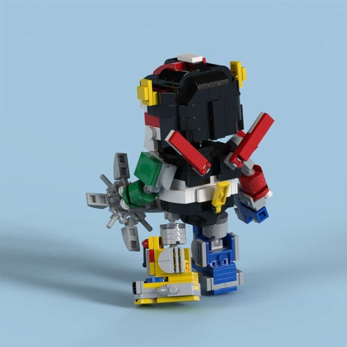 mini lego voltron instructions