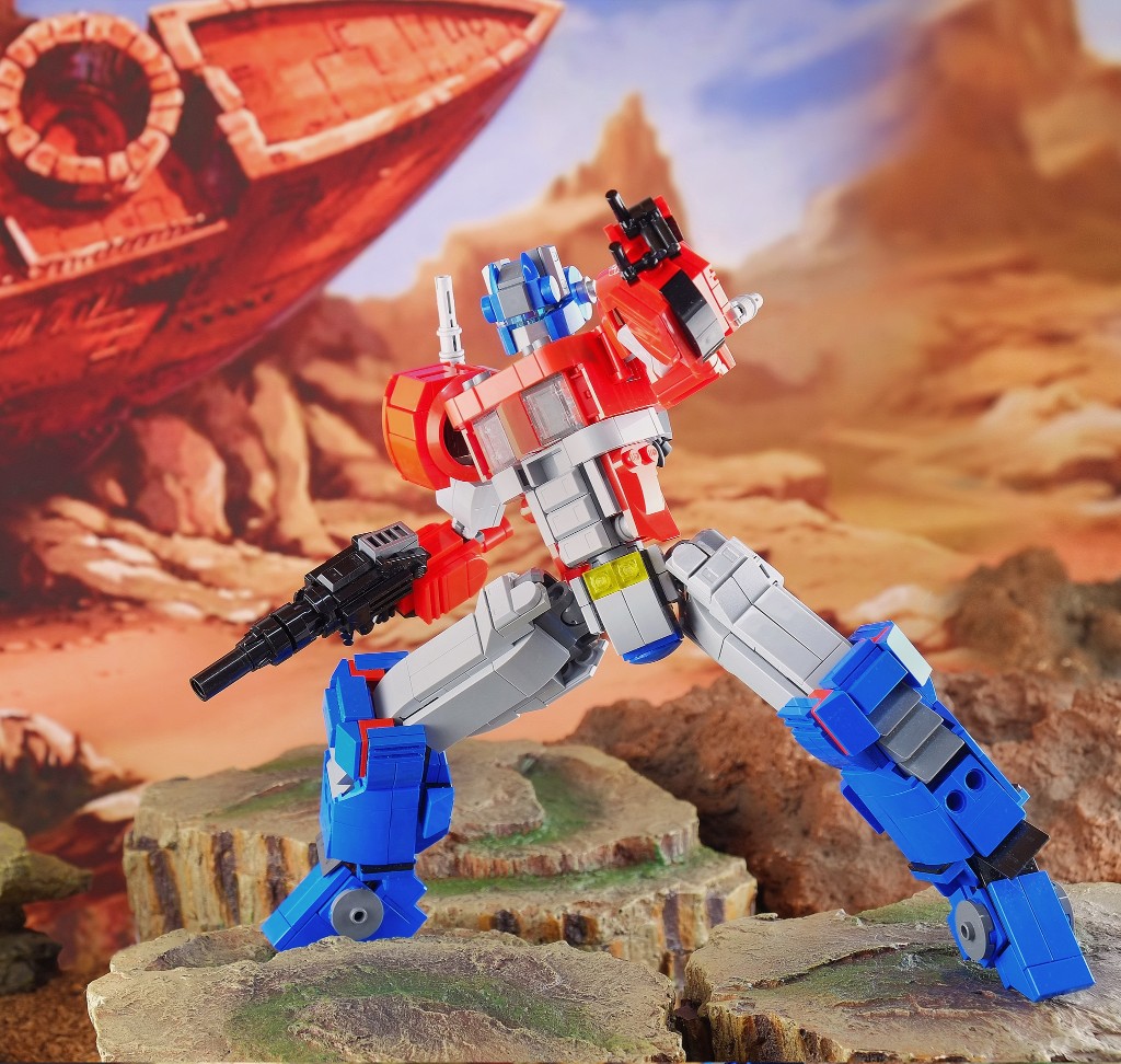 custom lego optimus prime