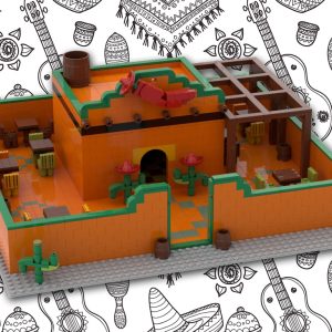 Lego® Custom Instructions Mexican Authentic Restaurant
