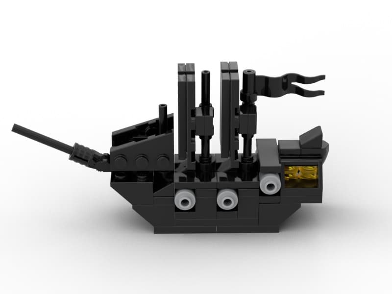 lego mini black pearl