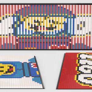 3D Pixel picture | Lego VS Benny