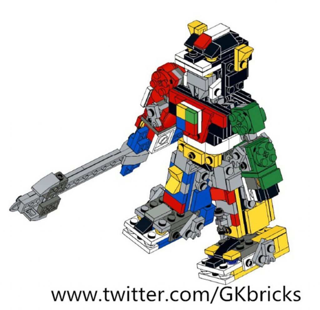mini lego voltron instructions