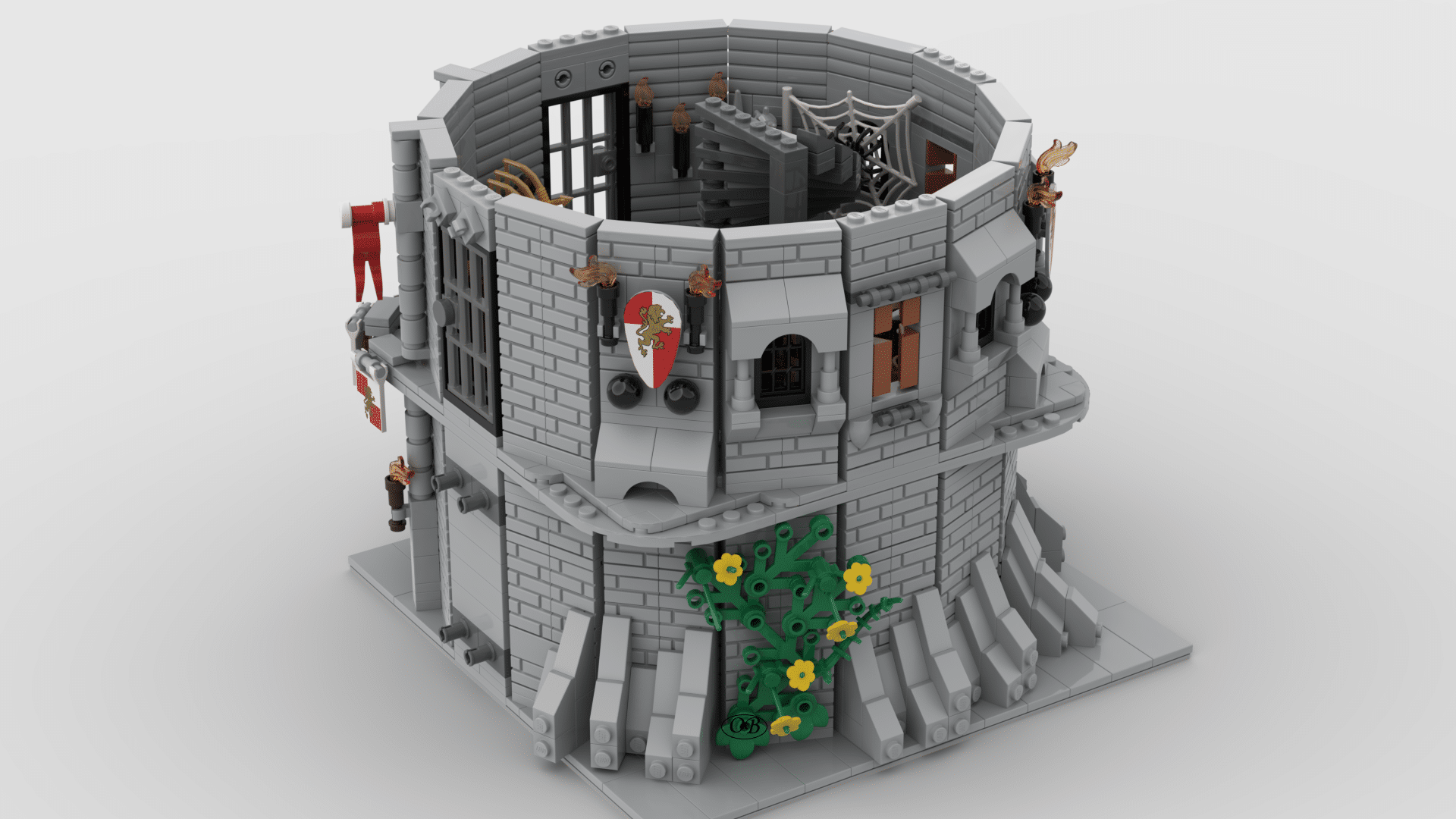 LEGO® custom instructions Castle Tower
