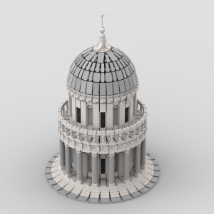 Lego® Custom instruction Bramante's Tempietto