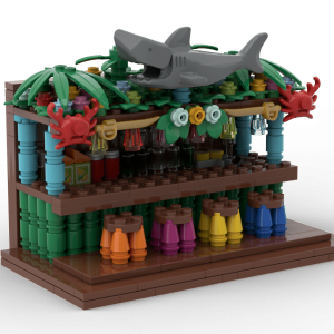LEGO® custom instructions Beach Bar MOC