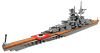 Bismarck miniscale battleship to be build out of LEGO® bricks