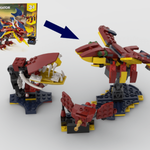 Custom Instructions 31102 Carnivorous plant and insects Alternative Build