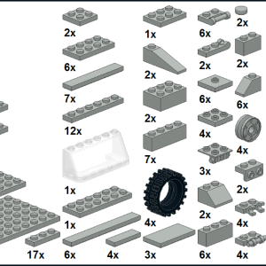 ATF Dingo Bundeswehr to be build out of LEGO® bricks