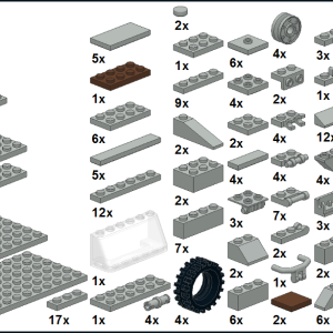 ATF Dingo recon version Bundeswehr to be build out of LEGO® bricks