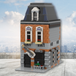 Lego® Custom Instructions Modular Music Store Building