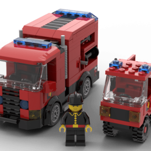 Instruction Lego set 6650 Fire and Rescue Van remake