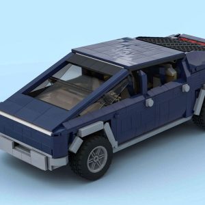 Cybertruck: Alternate build for Lego Ford Mustang 10265 set