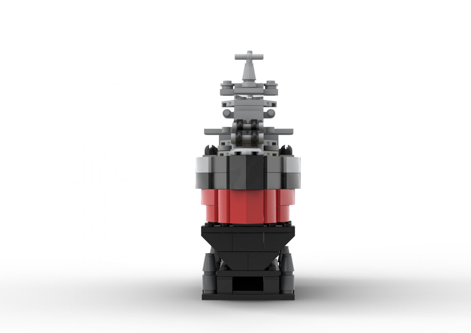 Lego® instructions Battleship Bismarck Superdeformed scale