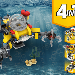 Custom Instructions 31090 Submarine Alternative Build
