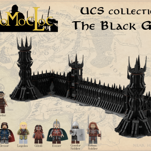 LEGO® custom instructions UCS The Black Gate