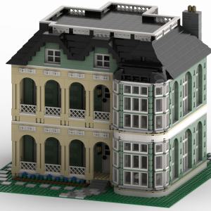 Lego® Custom Instructions Sand Green Mansion