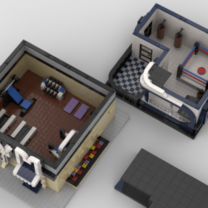 Lego® Custom Instructions Modular GYM