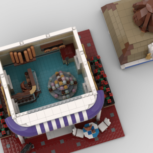 Lego® Custom Instructions Modular Bakery Shop
