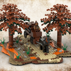 Lego® Custom Instructions Medieval Carriage