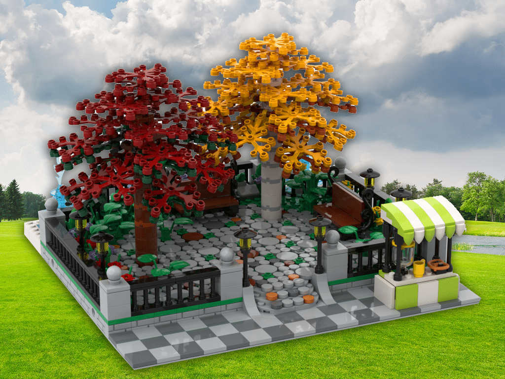 Takke placere hjørne Lego® Custom Instructions Modular Park