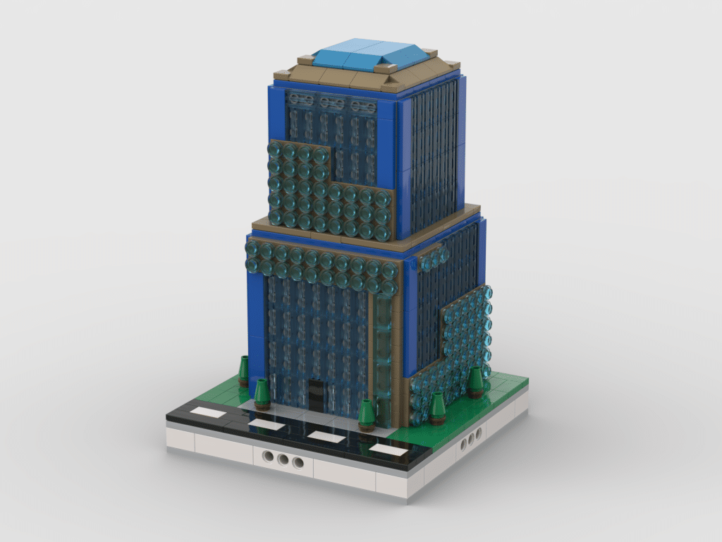 Lego® Custom Instructions building Modular Office Center
