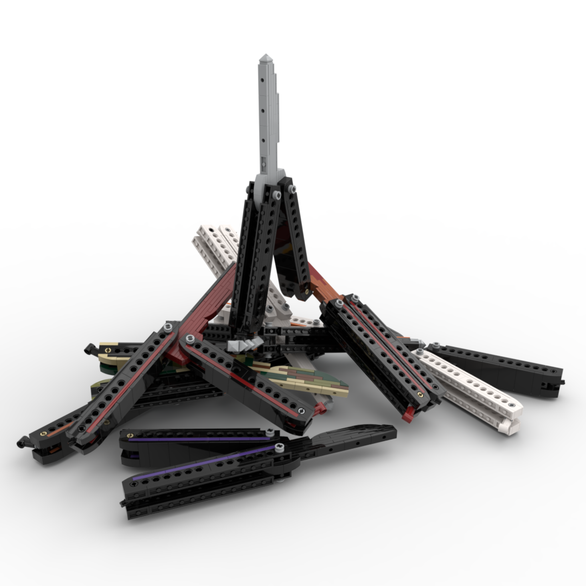 LEGO 11 scale Balisong Butterfly knife Skin Bundle