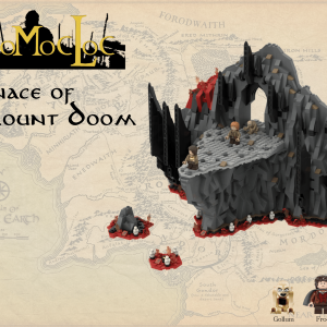 LEGO® custom instructions Furnace of Mount Doom