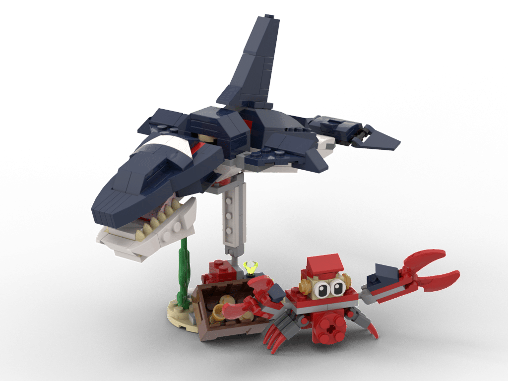 MOC Instructions 31088 Crab and small Whale Alternative Building PDF 