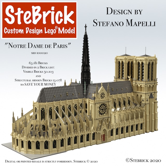 lego architecture notre dame cathedral