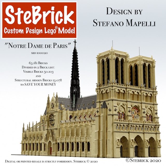 lego architecture notre dame