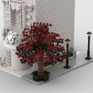 Lego® Custom Instructions Modular Corner Tree Street | Turn every modular model into a corner