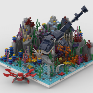 Custom Instructions Coral Reef + 31088 Sea Dinosaur Alternative Build