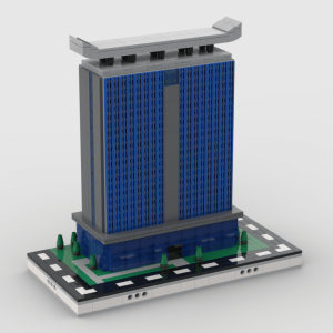 Lego® Custom Instructions Office building 2 | Modular Office Center