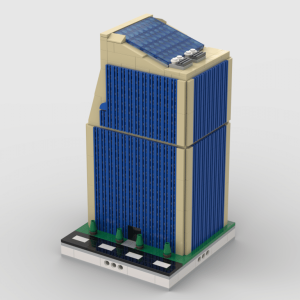 Lego® Custom Instructions Office building 3 | Modular Office Center