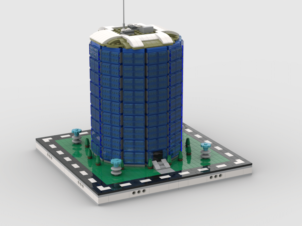 Lego Custom Instructions Office building 5 Modular Office Center