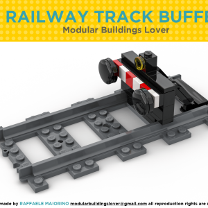 Free MOC RAILWAY TRACK BUFFER Instructions