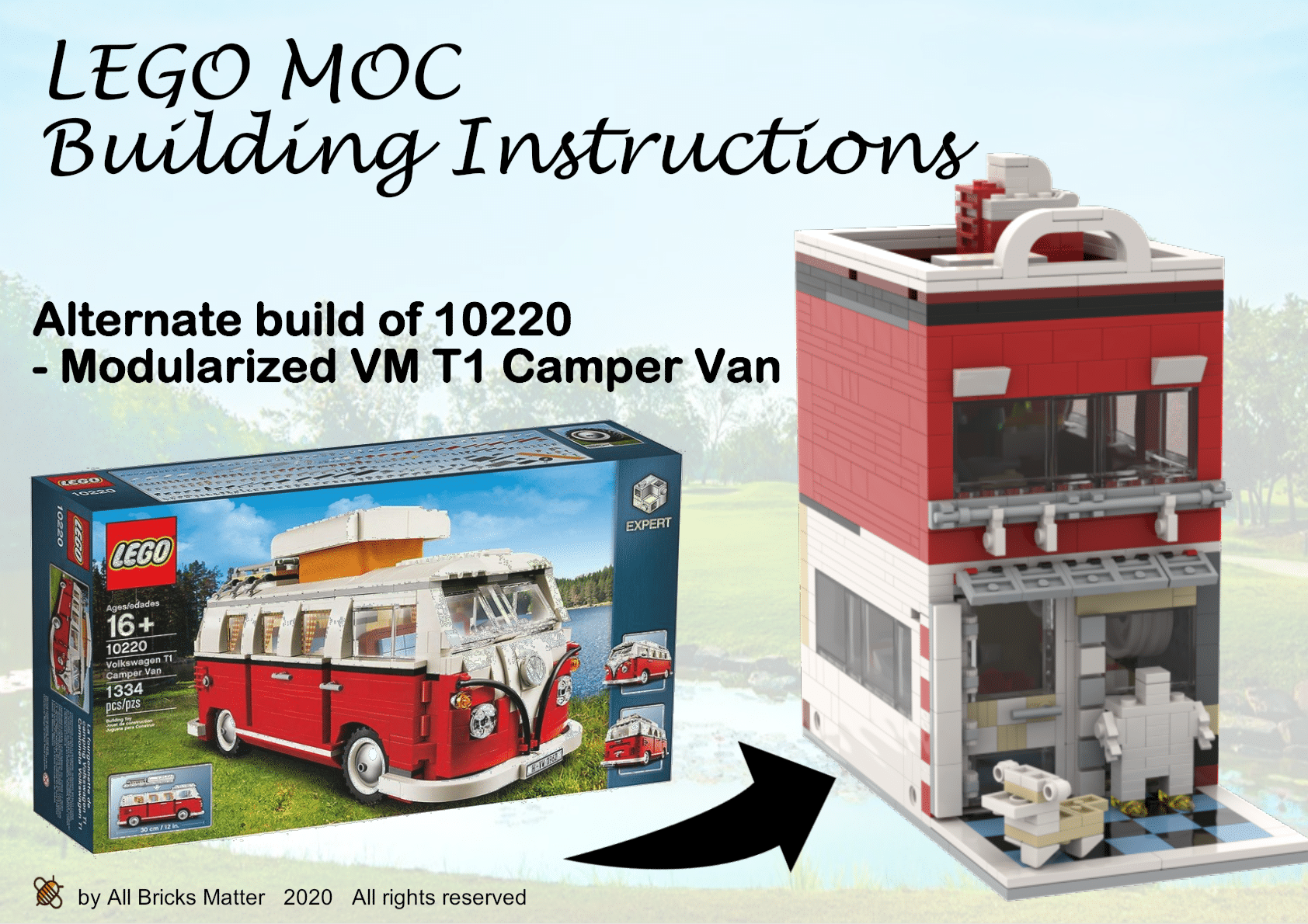 lego volkswagen bus instructions